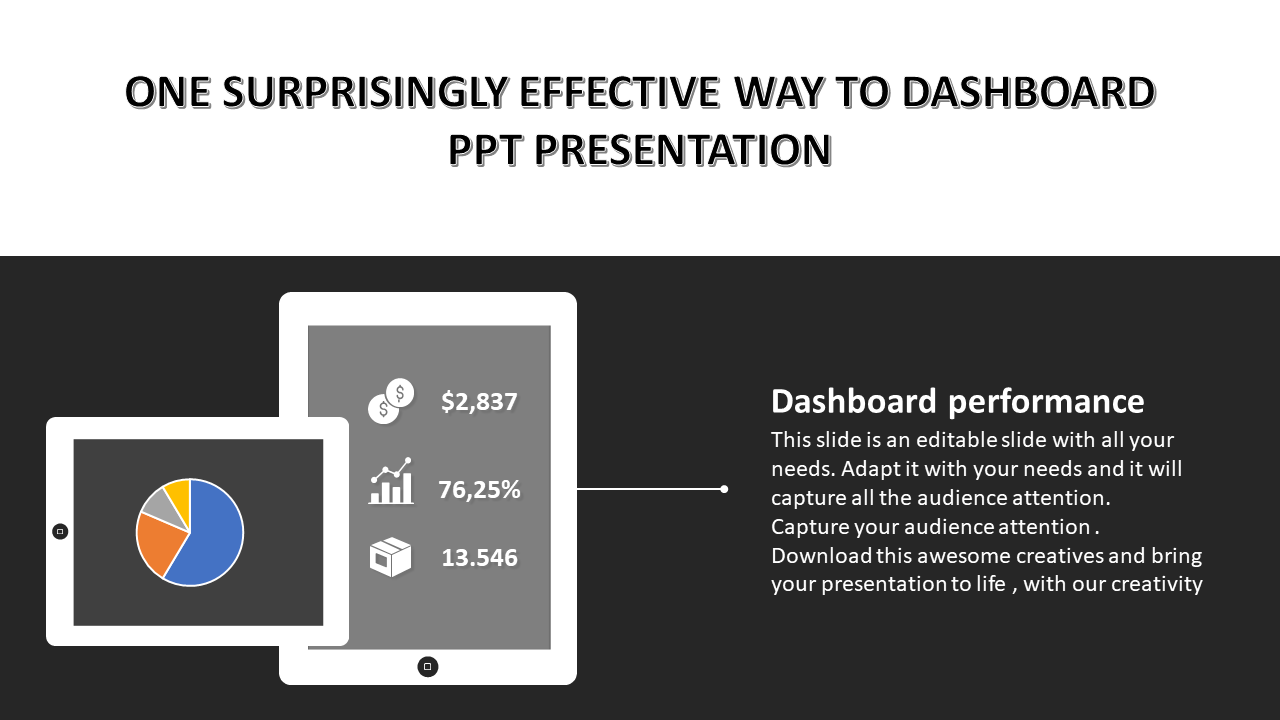 dashboard ppt presentation-ONE SURPRISINGLY EFFECTIVE WAY TO DASHBOARD